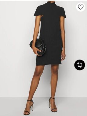Victoria Beckham Cape Crepe Mini Dress NEW NWT